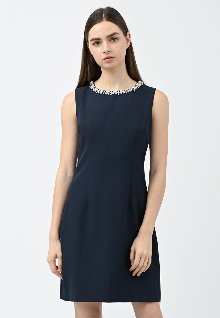 BebeButterfly Sleeveless Sequins Dress