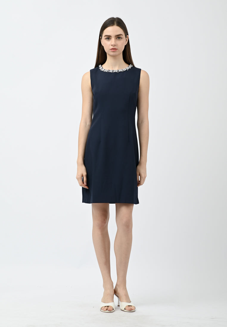 BebeButterfly Sleeveless Sequins Dress