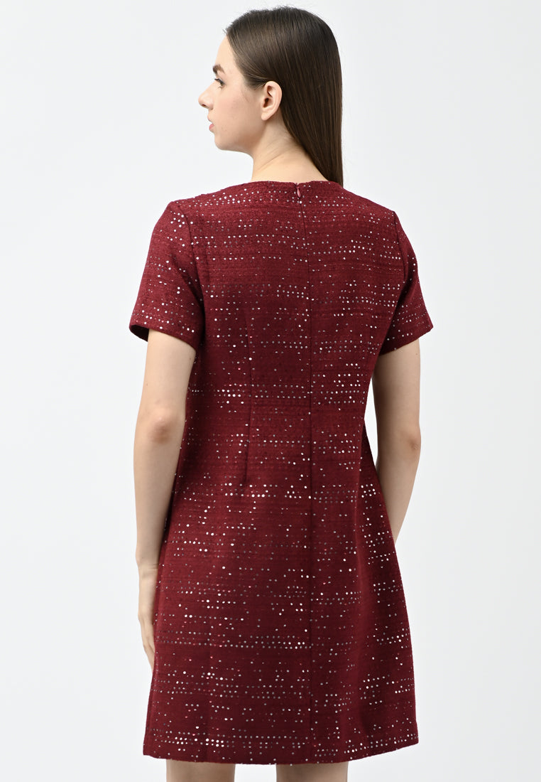 BebeButterfly Sequins Mini Dress
