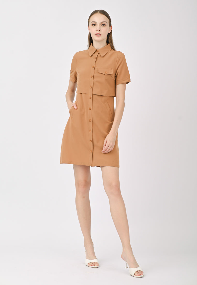 Plain B. Blouse Mini Dress