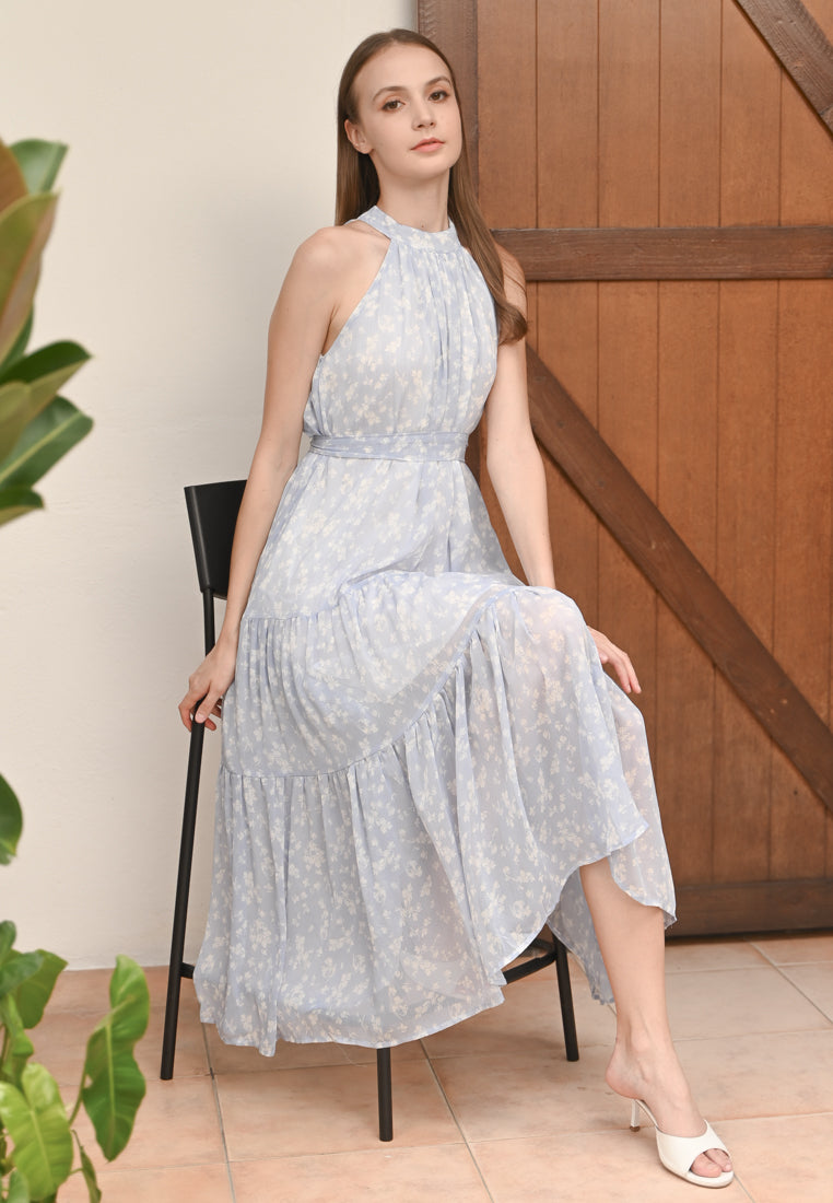 Plain B. Floral Long Dress