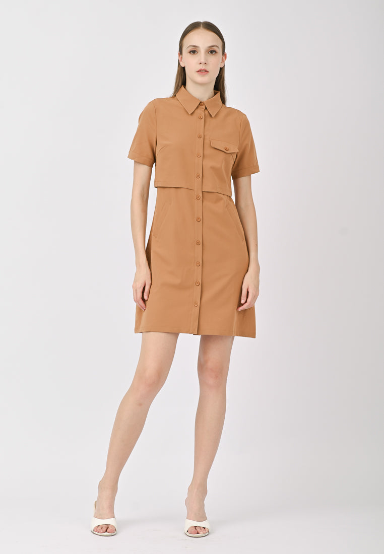 Plain B. Blouse Mini Dress