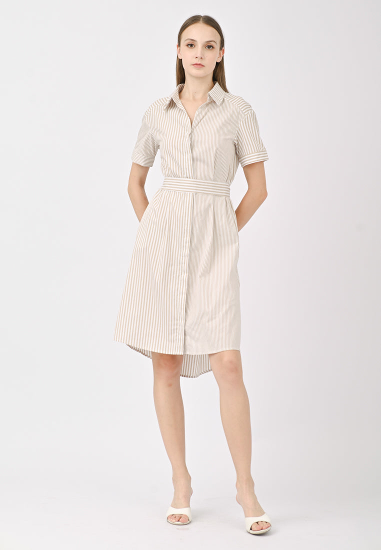 Plain B. Stripe Mini Dress