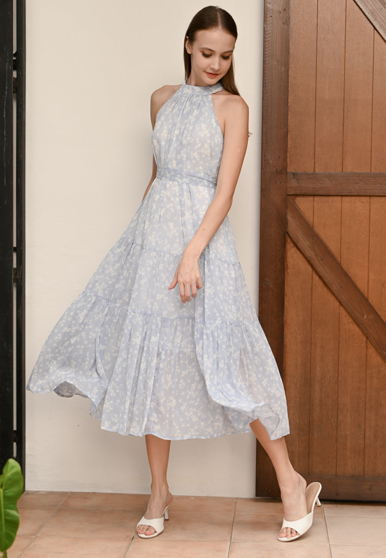 Plain B. Floral Long Dress