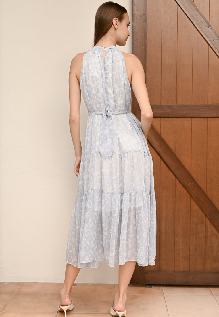 Plain B. Floral Long Dress