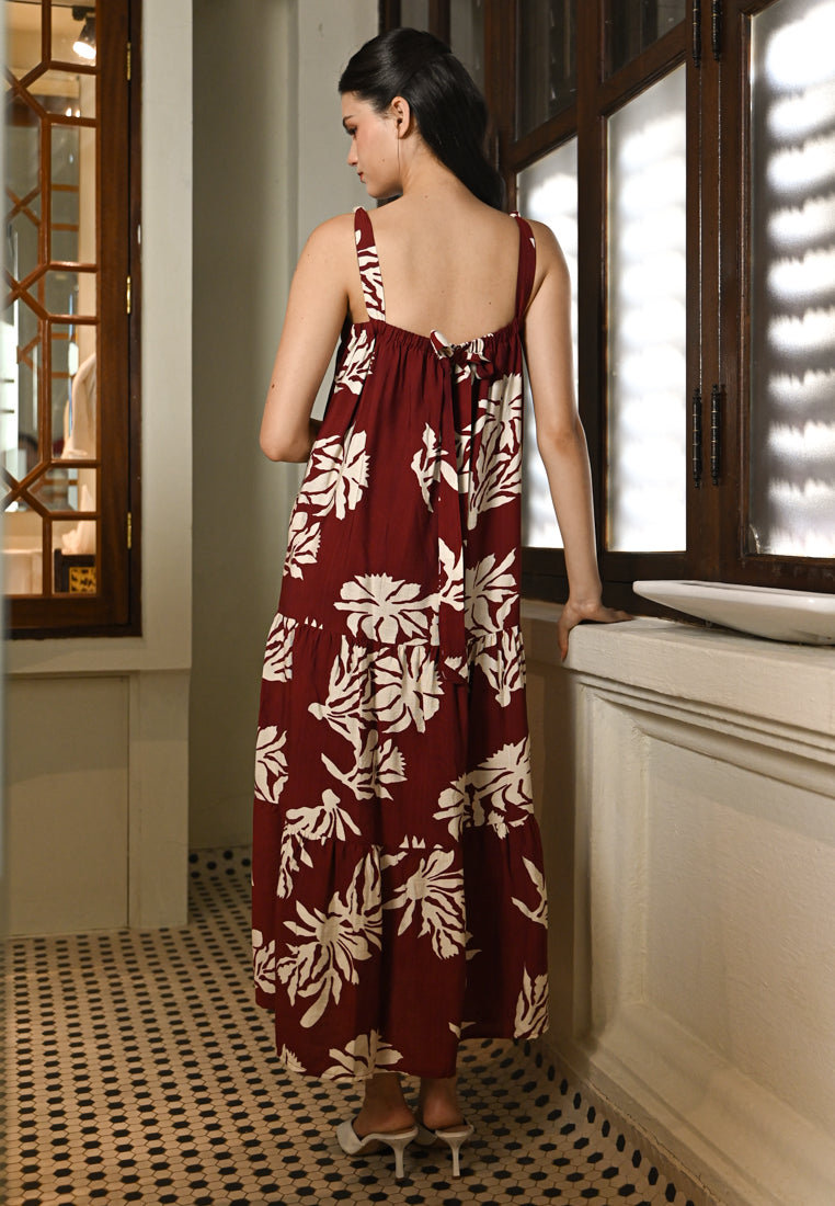 Plain B. Tropical Leaf Dress
