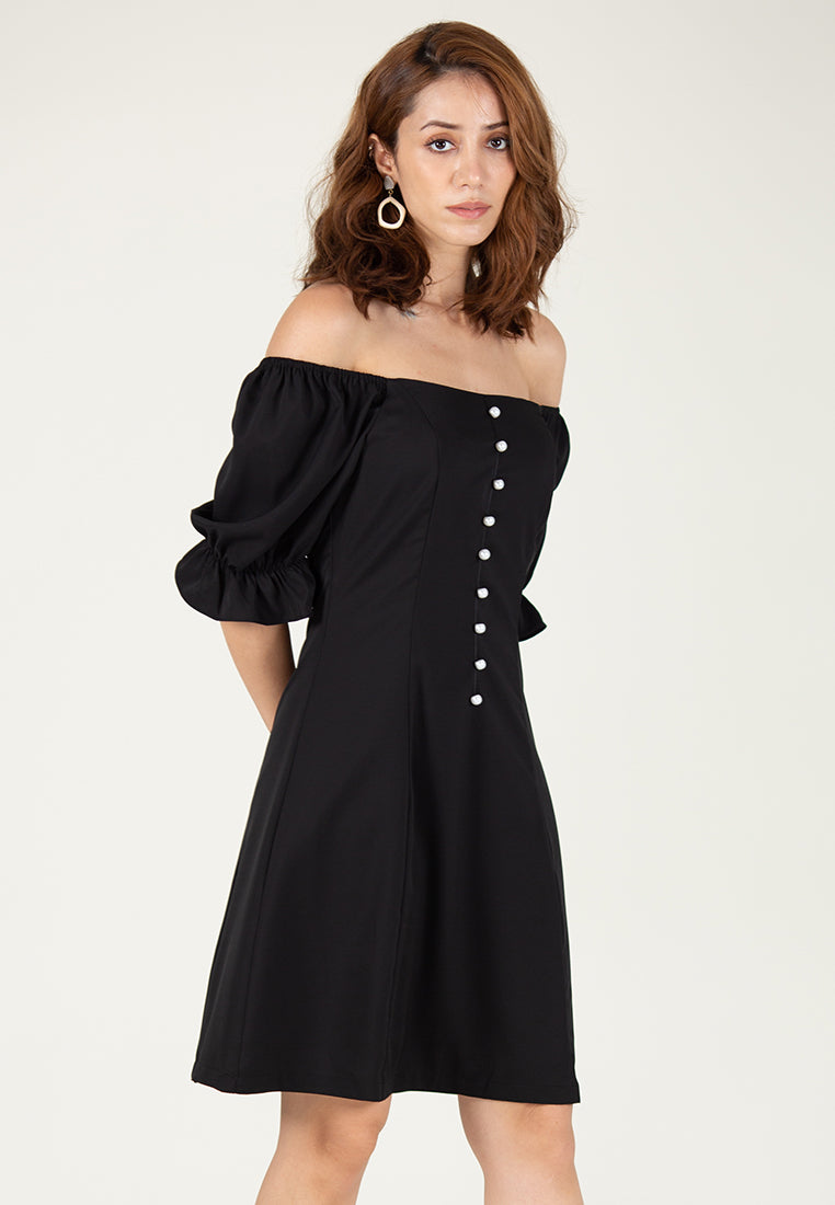 Plain B. Soft Fabric Casual Mini Dress