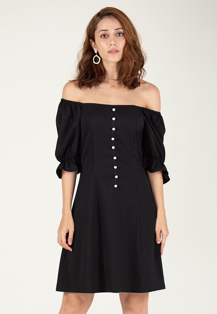 Plain B. Soft Fabric Casual Mini Dress