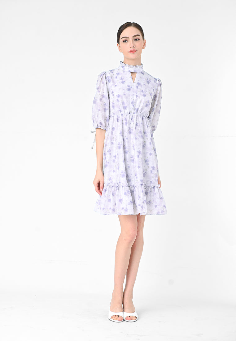 Plain B. Hight-neck Dress