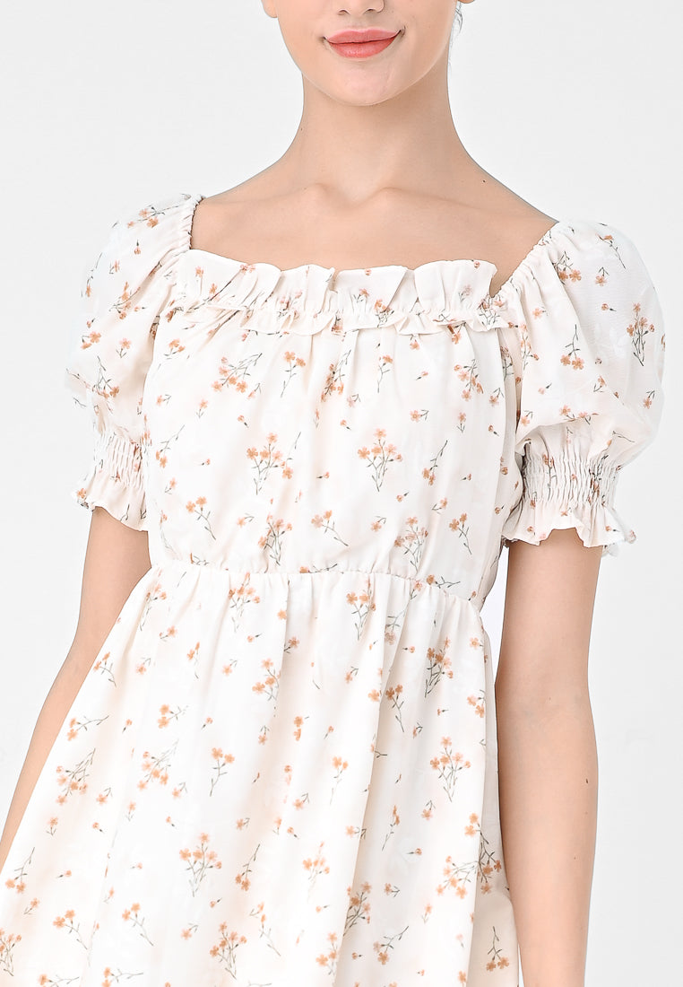Plain B. Floral Dress