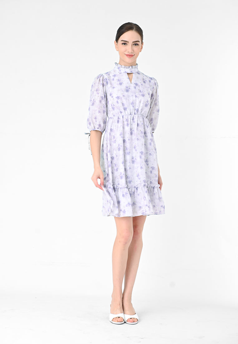 Plain B. Hight-neck Dress