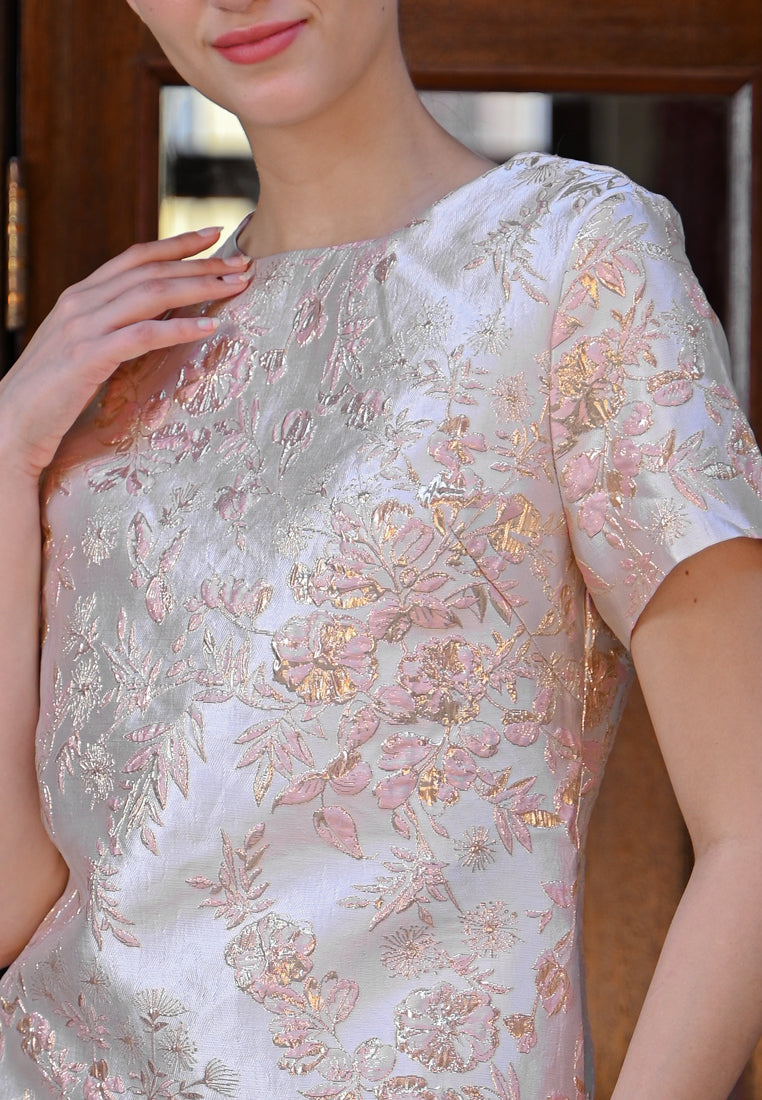 BebeButterfly Floral Print Mini Dress