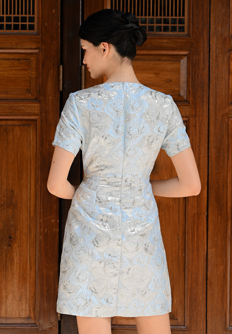 BebeButterfly Floral Mini Dress