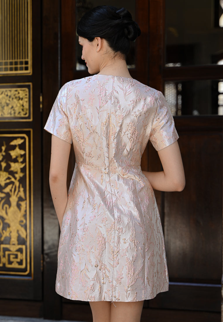 BebeButterfly Printed Mini Dress
