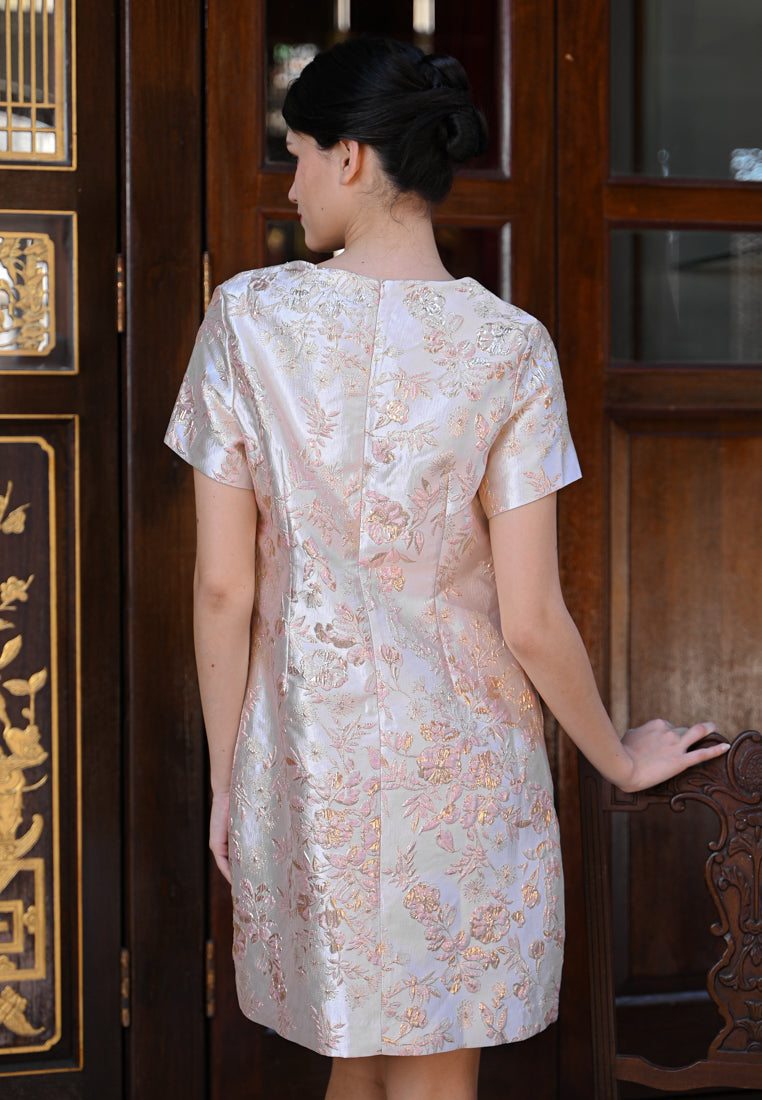 BebeButterfly Floral Print Mini Dress