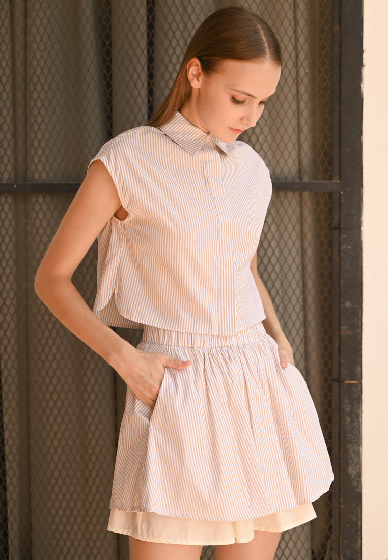 Plain B. Stripe Setwears
