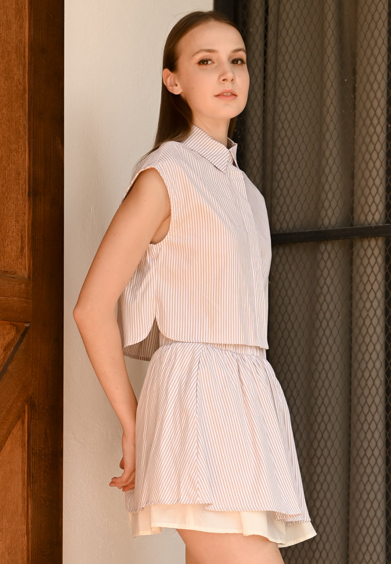 Plain B. Stripe Setwears