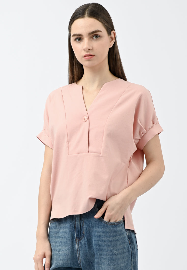 Plain B. Collar Shirt