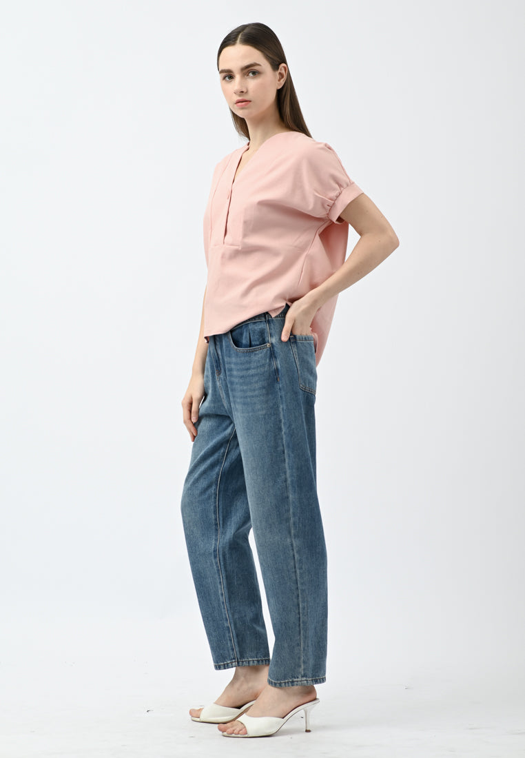Plain B. Collar Shirt