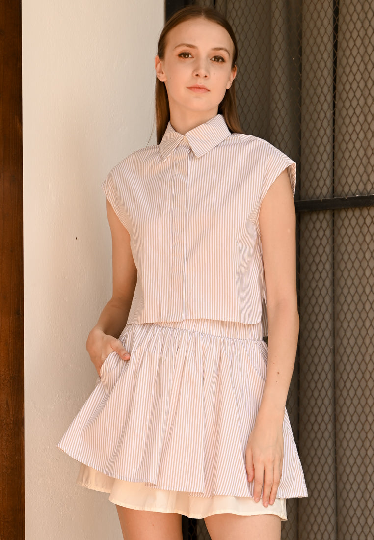 Plain B. Stripe Setwears