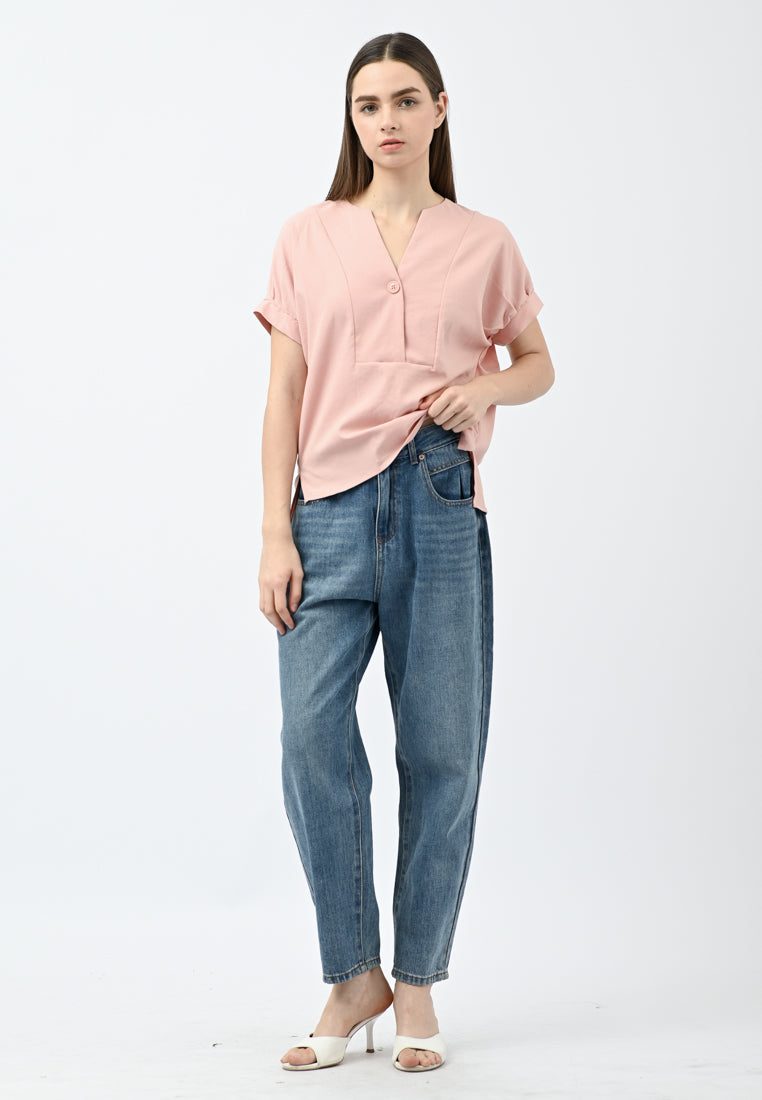 Plain B. Collar Shirt