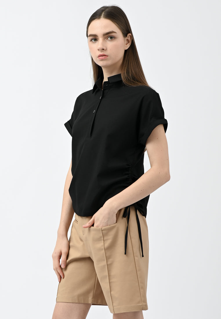 Plain B. Collar Shirt
