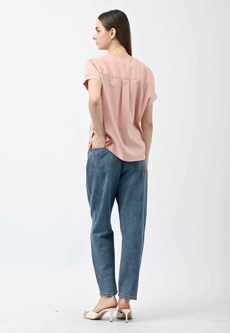 Plain B. Collar Shirt