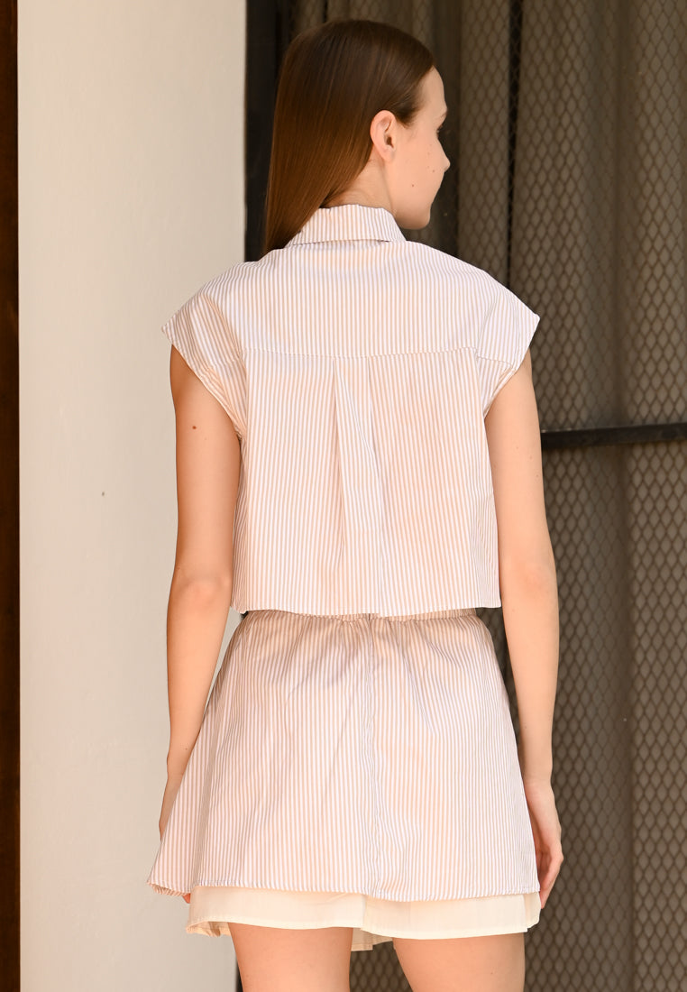 Plain B. Stripe Setwears