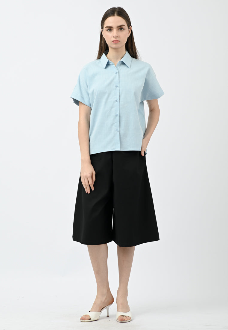 Plain B. Collar Shirt