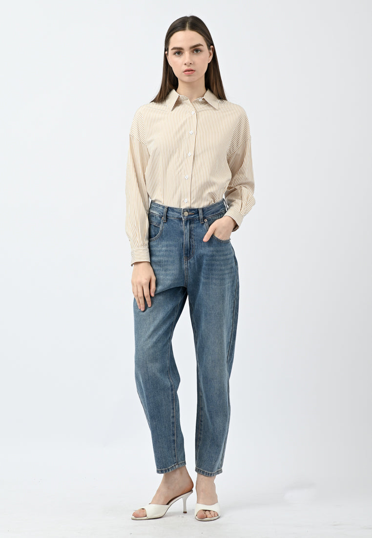 Plain B. Long Sleeve Blouse