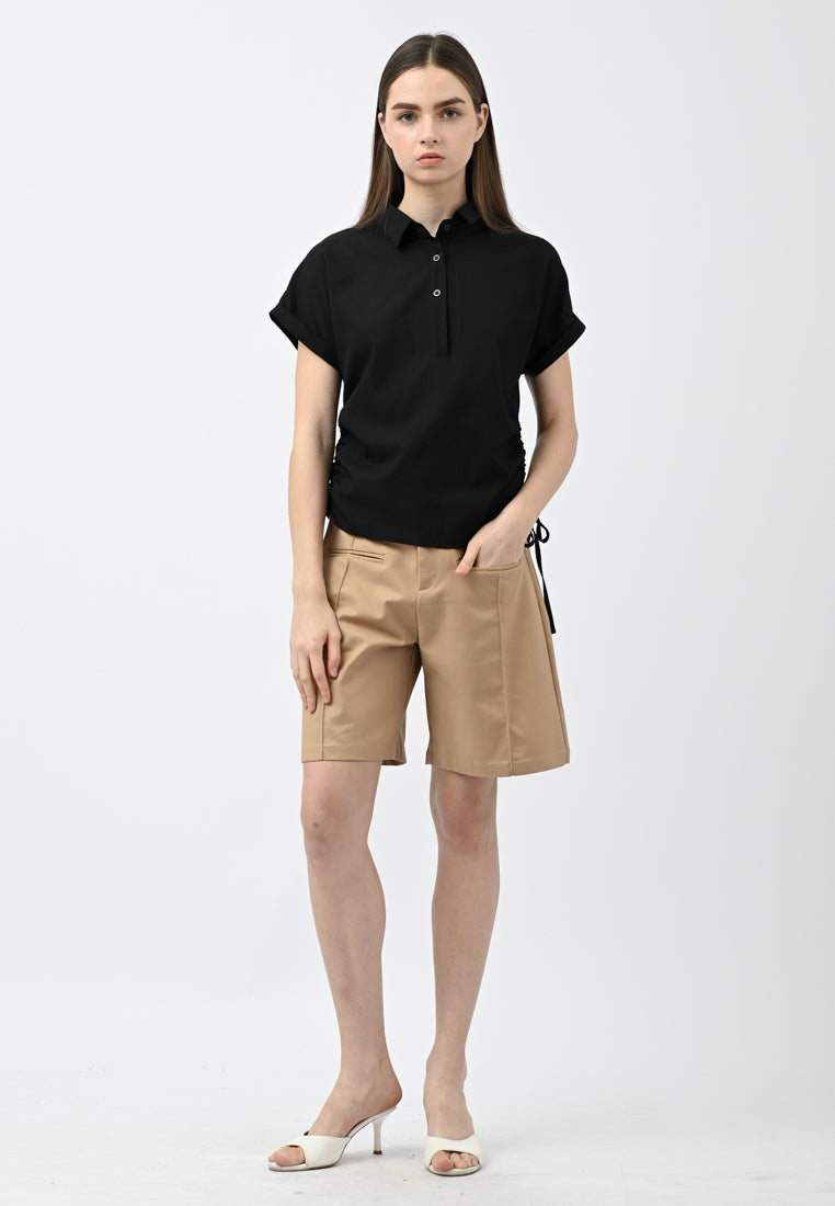 Plain B. Collar Shirt