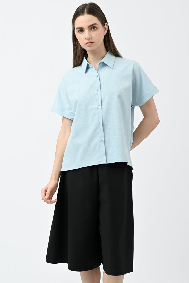 Plain B. Collar Shirt