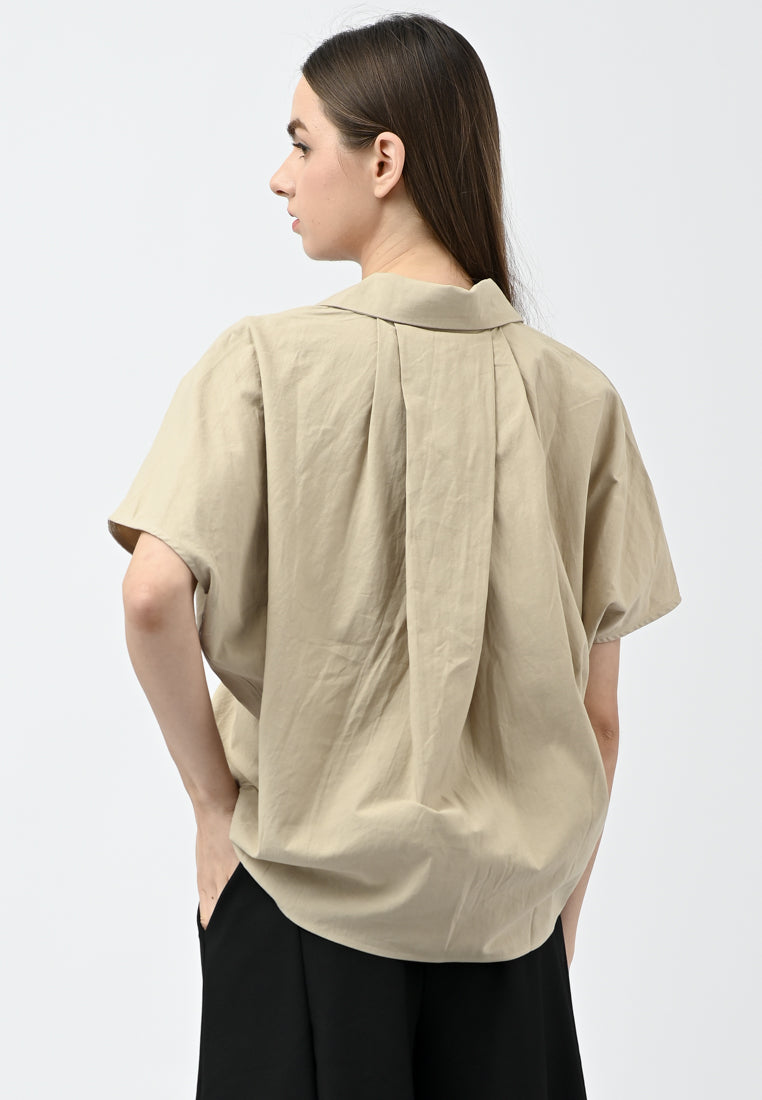 Plain B. Collar Shirt