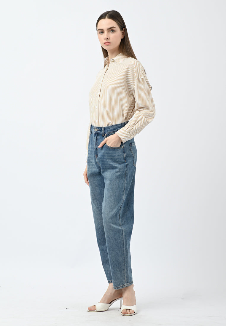 Plain B. Long Sleeve Blouse