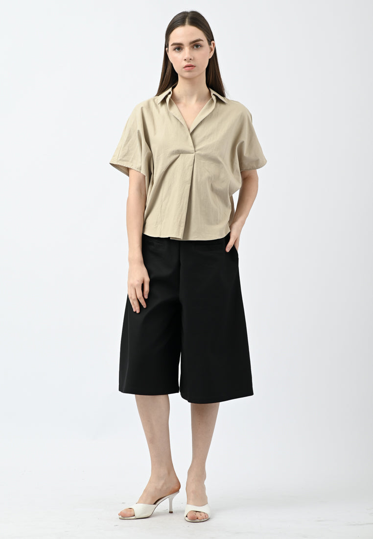 Plain B. Collar Shirt