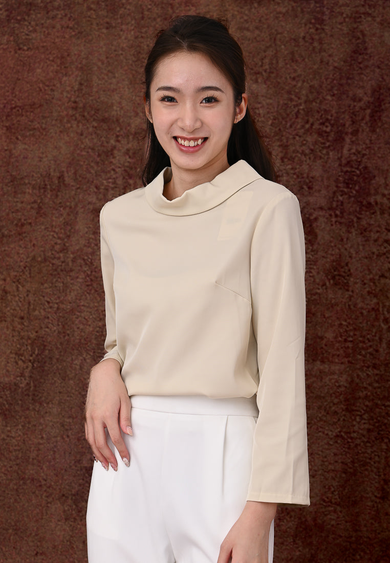 Plain B. Long Sleeve Blouse