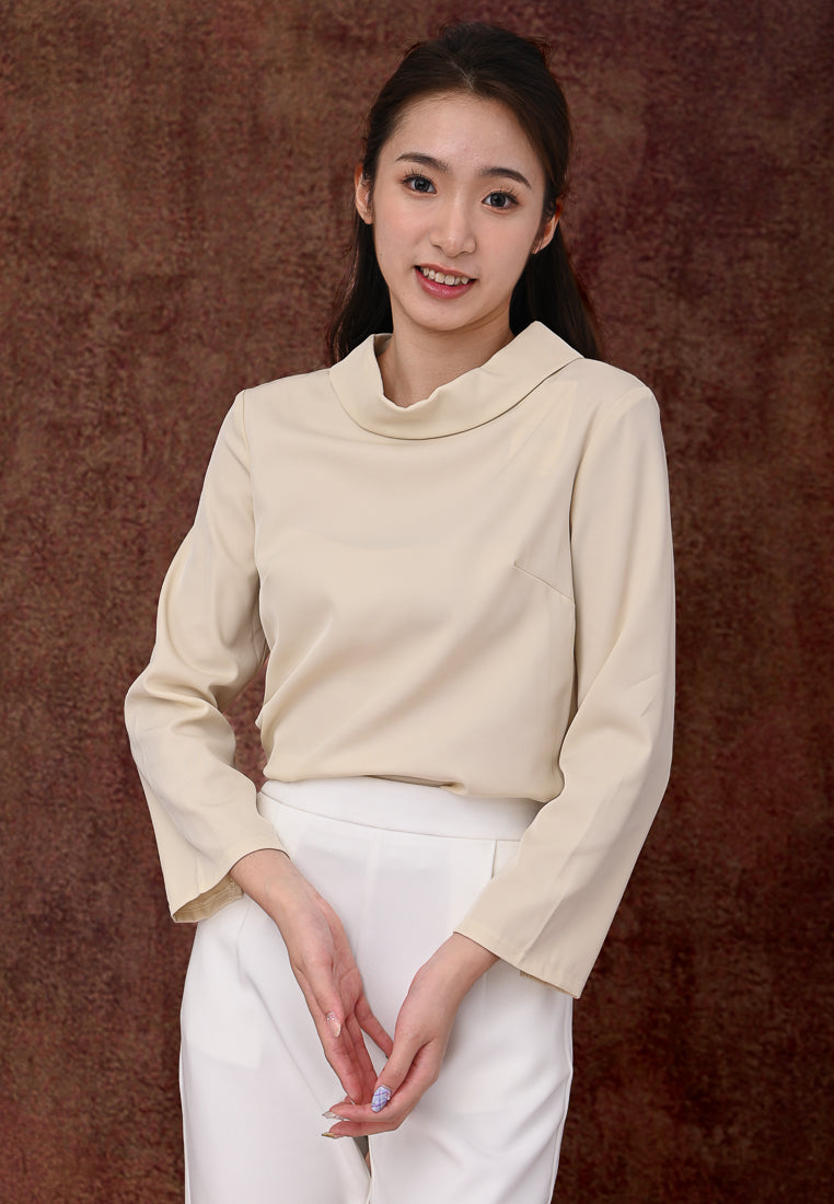 Plain B. Long Sleeve Blouse