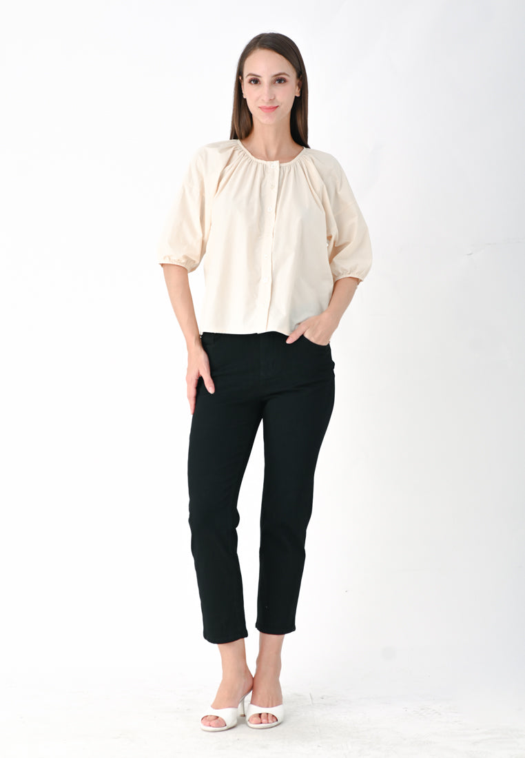 Plain B. Linen Oversized Blouse
