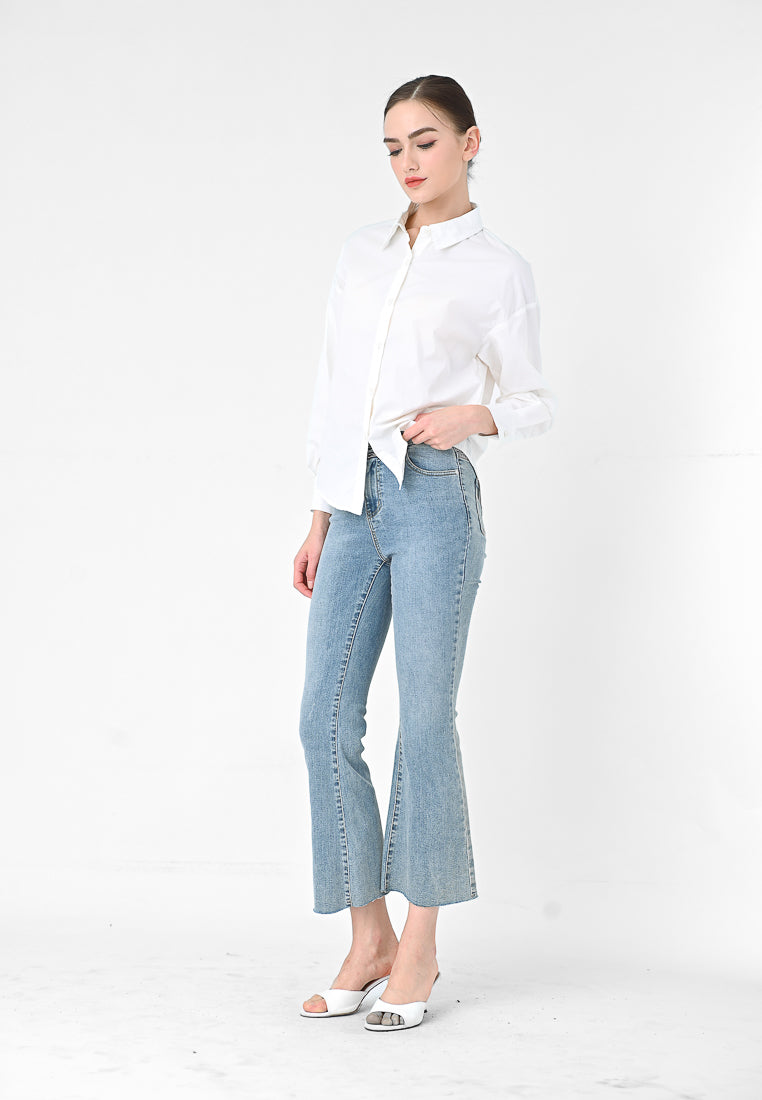Plain B. Long Sleeve Blouse