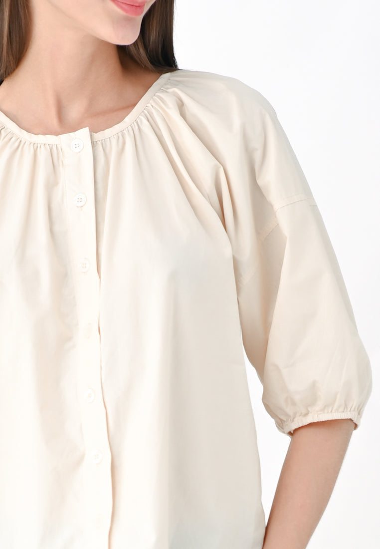 Plain B. Linen Oversized Blouse
