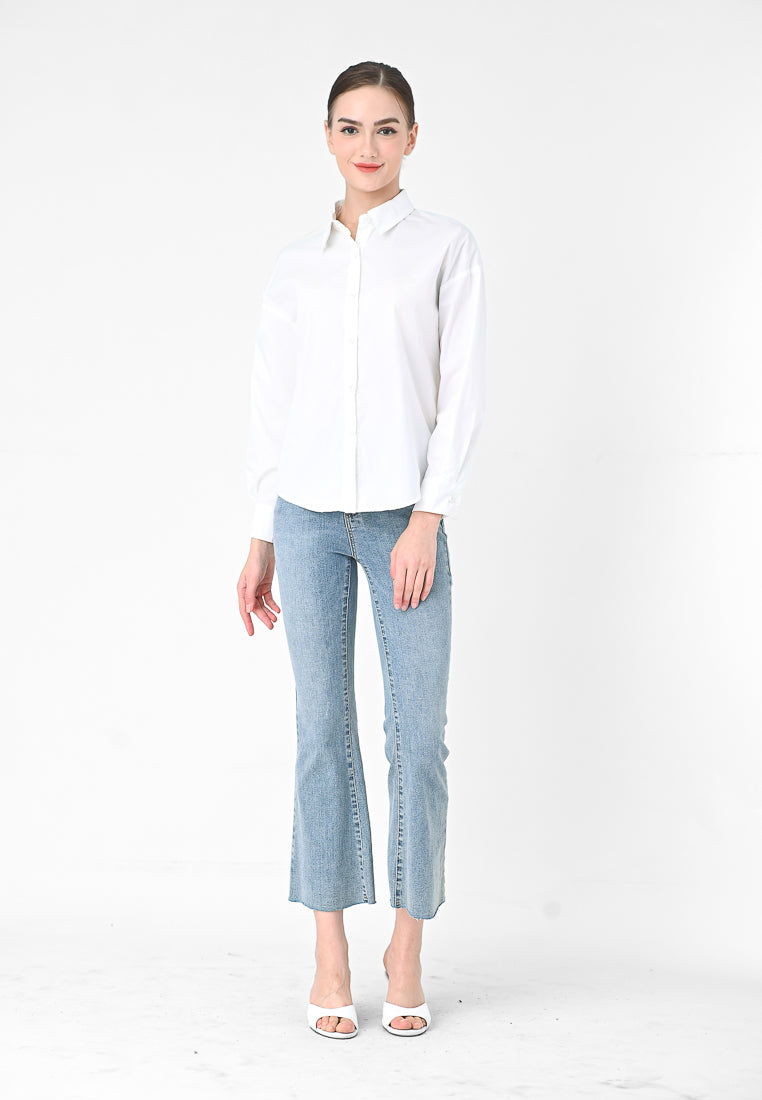 Plain B. Long Sleeve Blouse