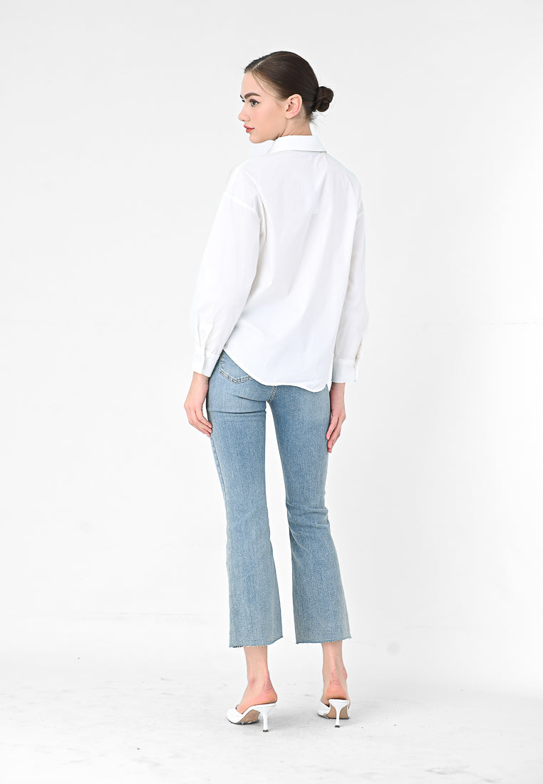 Plain B. Long Sleeve Blouse