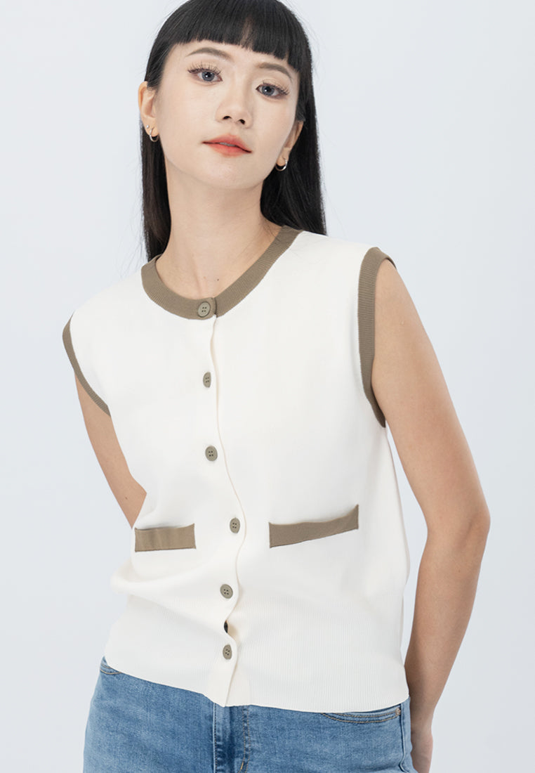 Plain B. Knitted Oversize Top