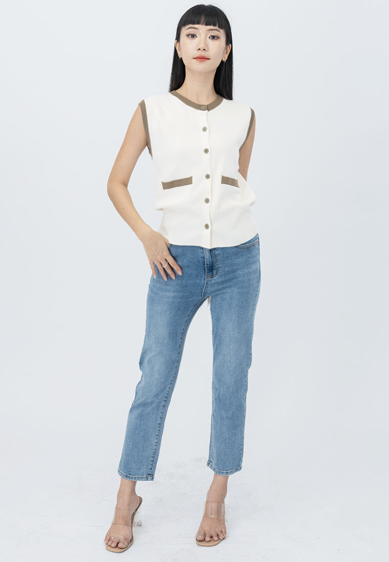 Plain B. Knitted Oversize Top