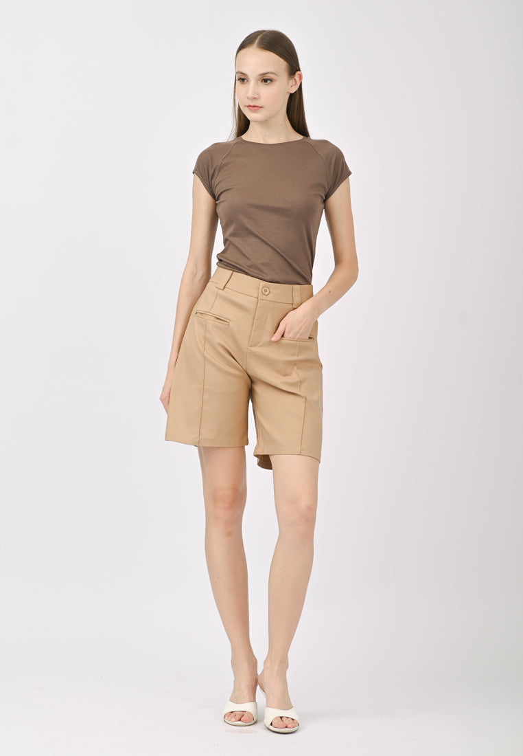 Plain B. Cap Sleeve T-Shirt