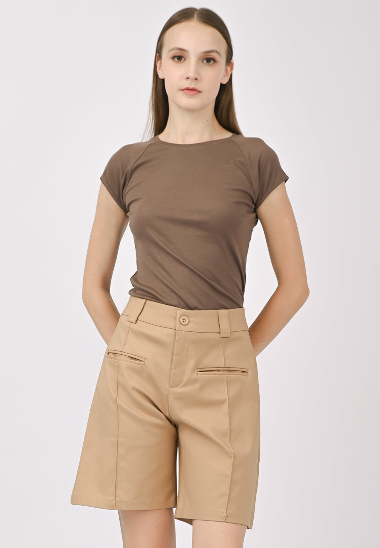 Plain B. Cap Sleeve T-Shirt