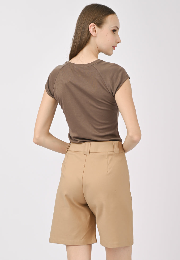 Plain B. Cap Sleeve T-Shirt