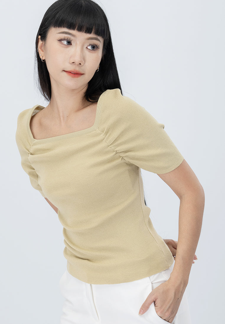 Plain B. Knitted Top
