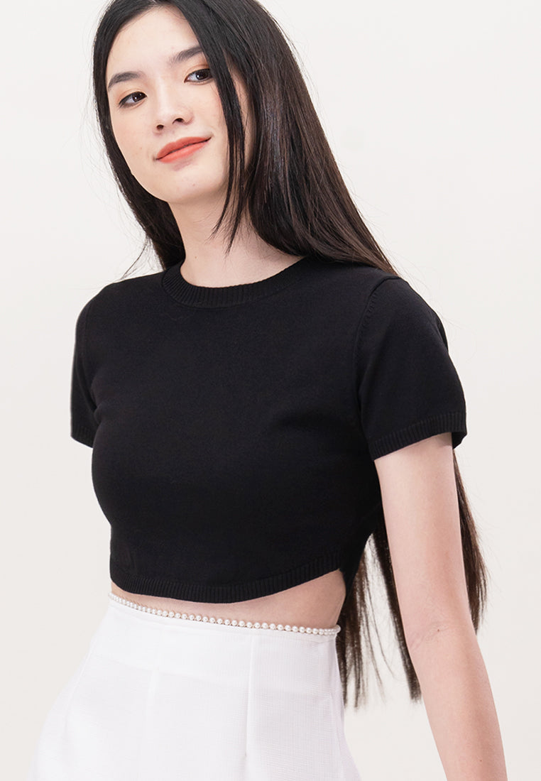 Plain B. Pearl Hem Tailored Shorts