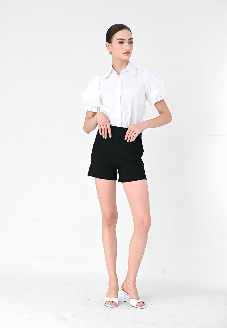 Plain B. High Waist Shorts